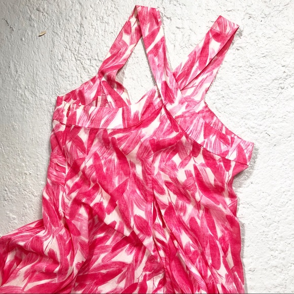 Anthropologie Postmark Silk Midi Floral Dress Size 4 - Picture 8 of 9